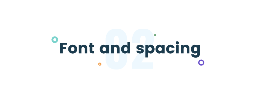 anywho app font and spacing