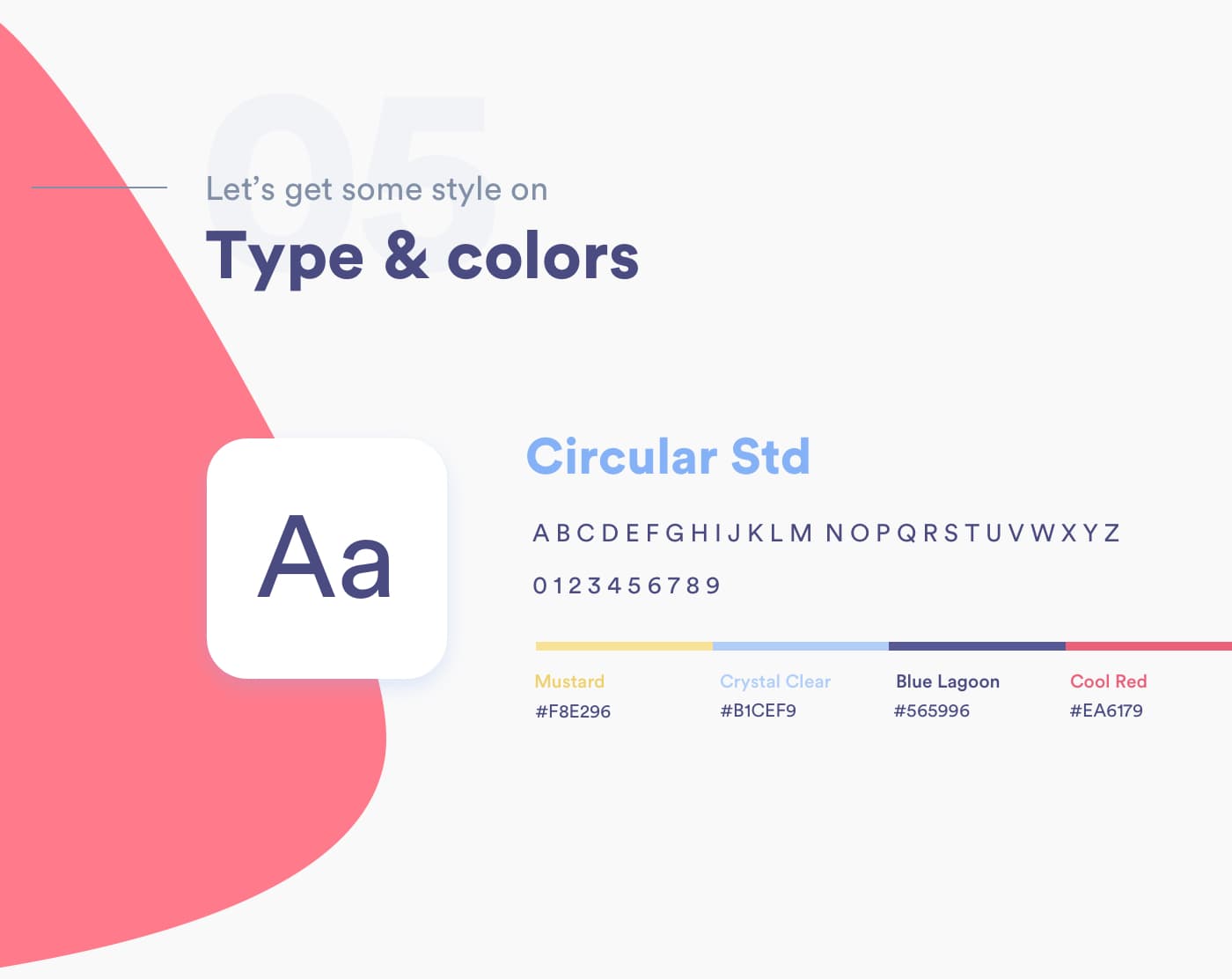 Typography and colors