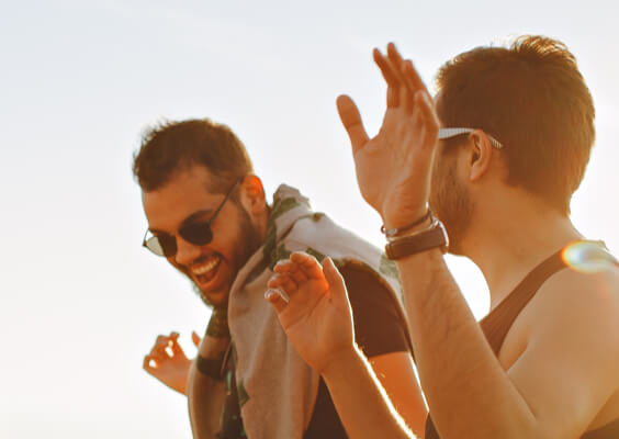 people having fun
