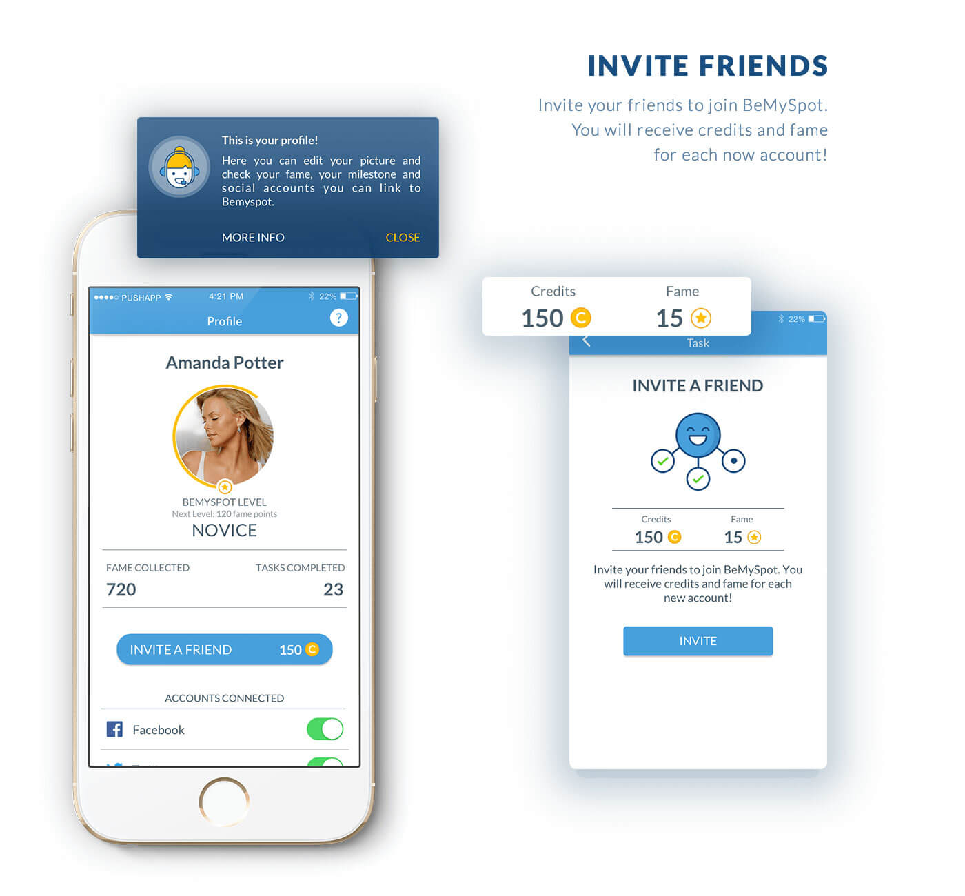 Invite friends