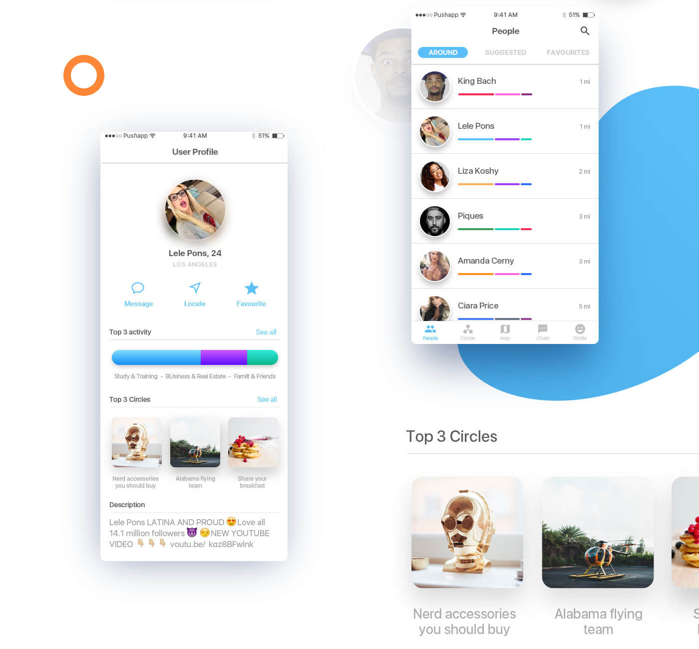 Project Image Section - App UI