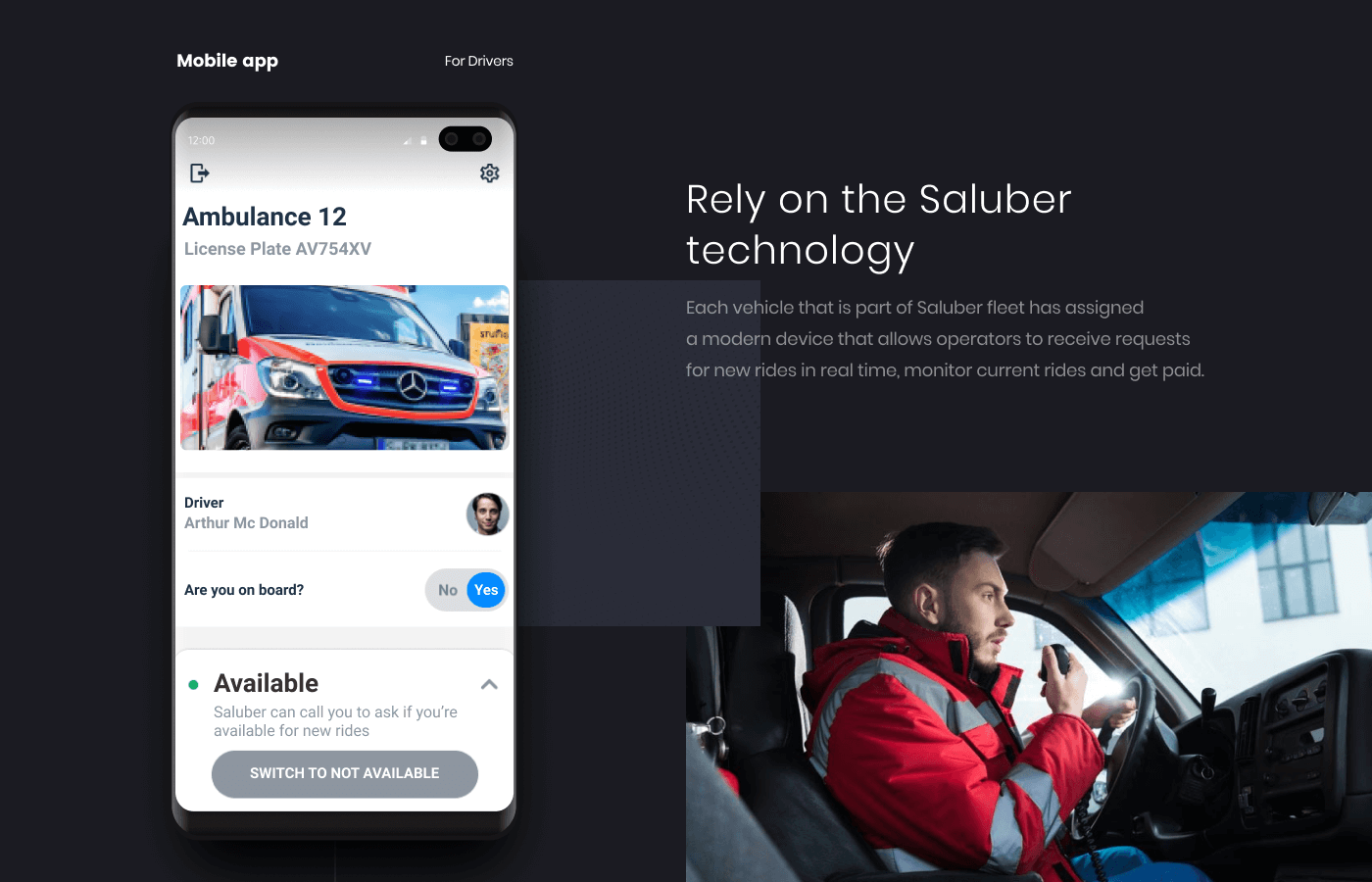 App Screen mockup