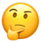 think emoji