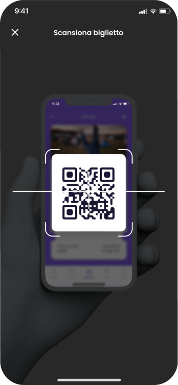scanning QR code
